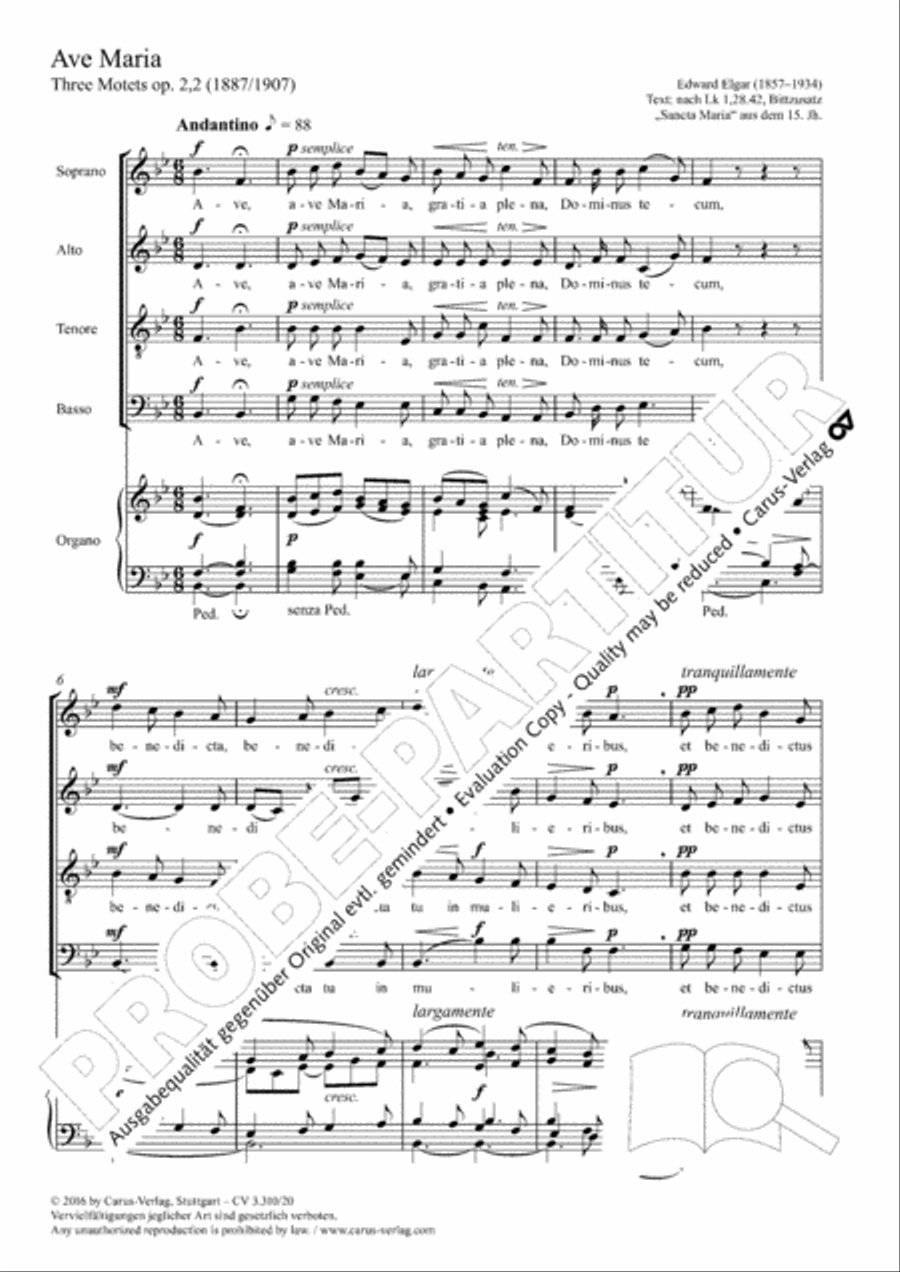 Ave Maria Choir scores gallery preview page 2