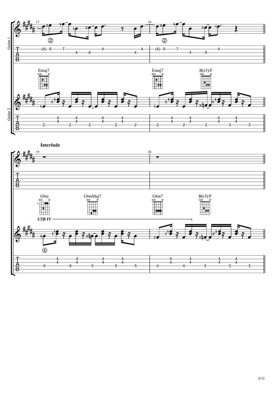The Perfect Pair The Perfect Pair Guitar Ensemble scores gallery preview page 5