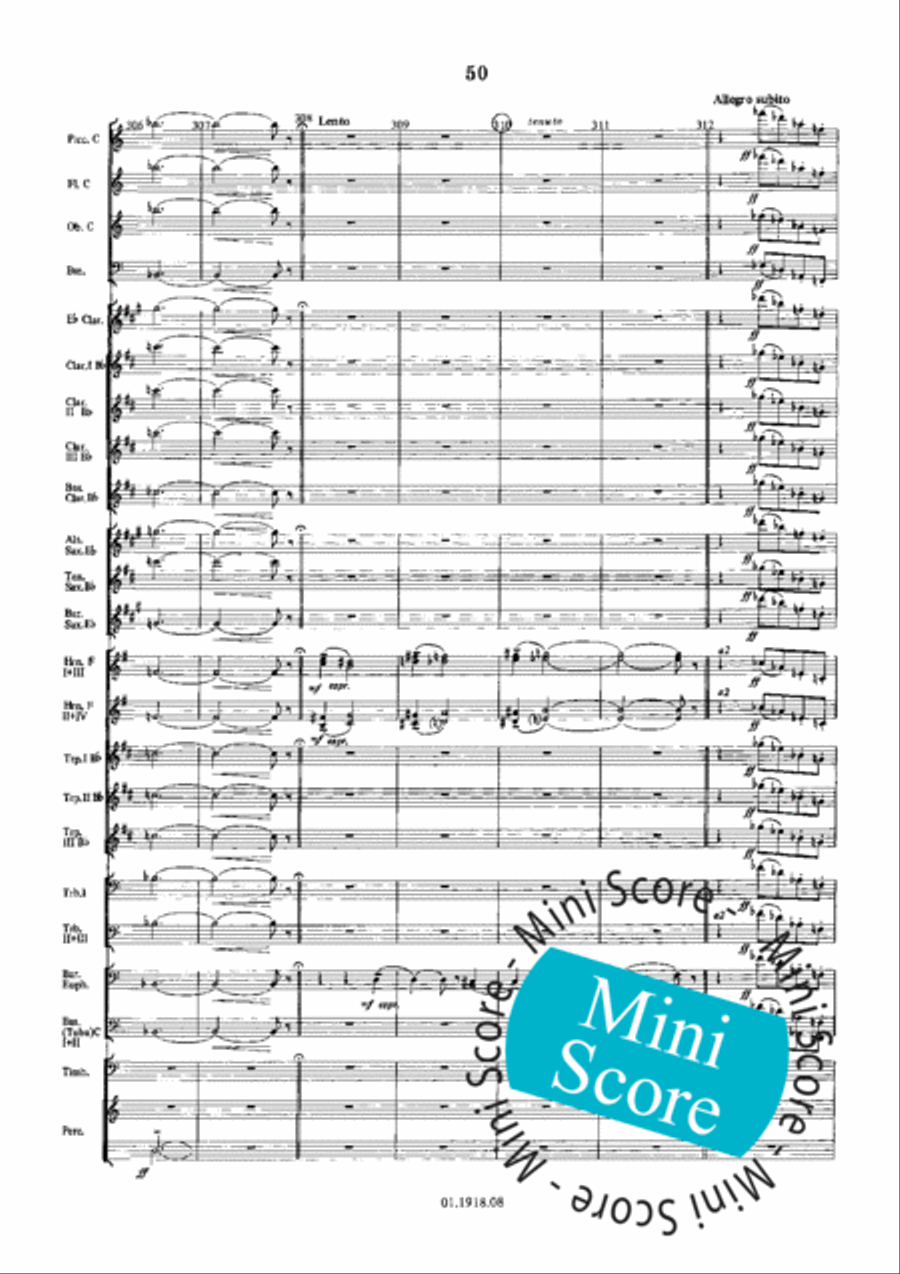 Overture for an Imaginary Play Concert Band scores gallery preview page 54