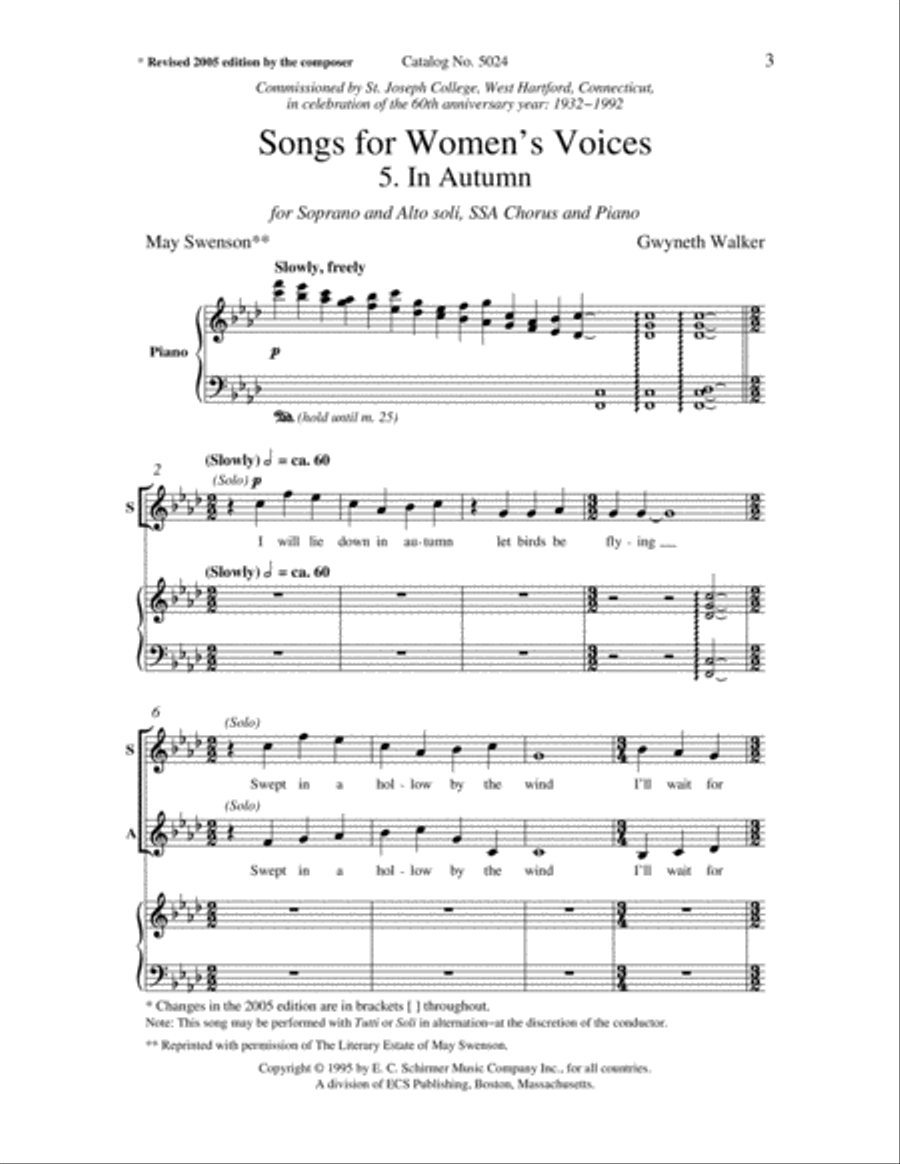 In Autumn SSA scores gallery preview page 3