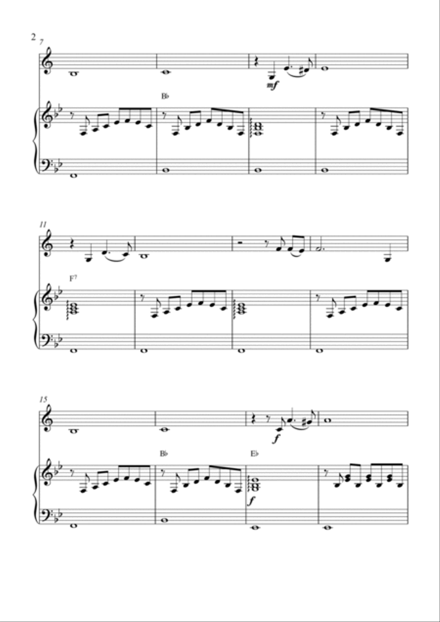 All At Once You Love Her All At Once You Love Her B-Flat Trumpet scores gallery preview page 2