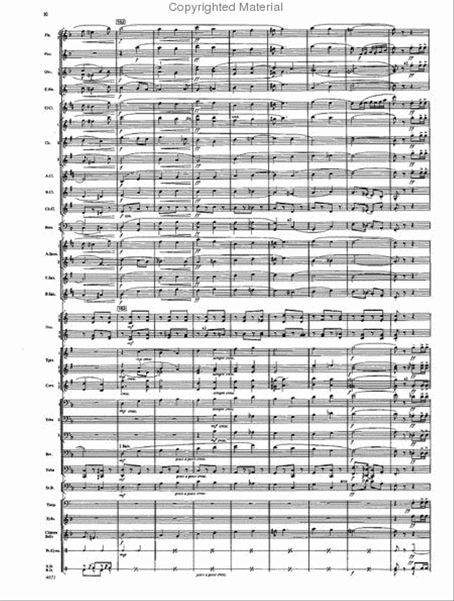 Fourth Suite for Band Concert Band scores gallery preview page 48