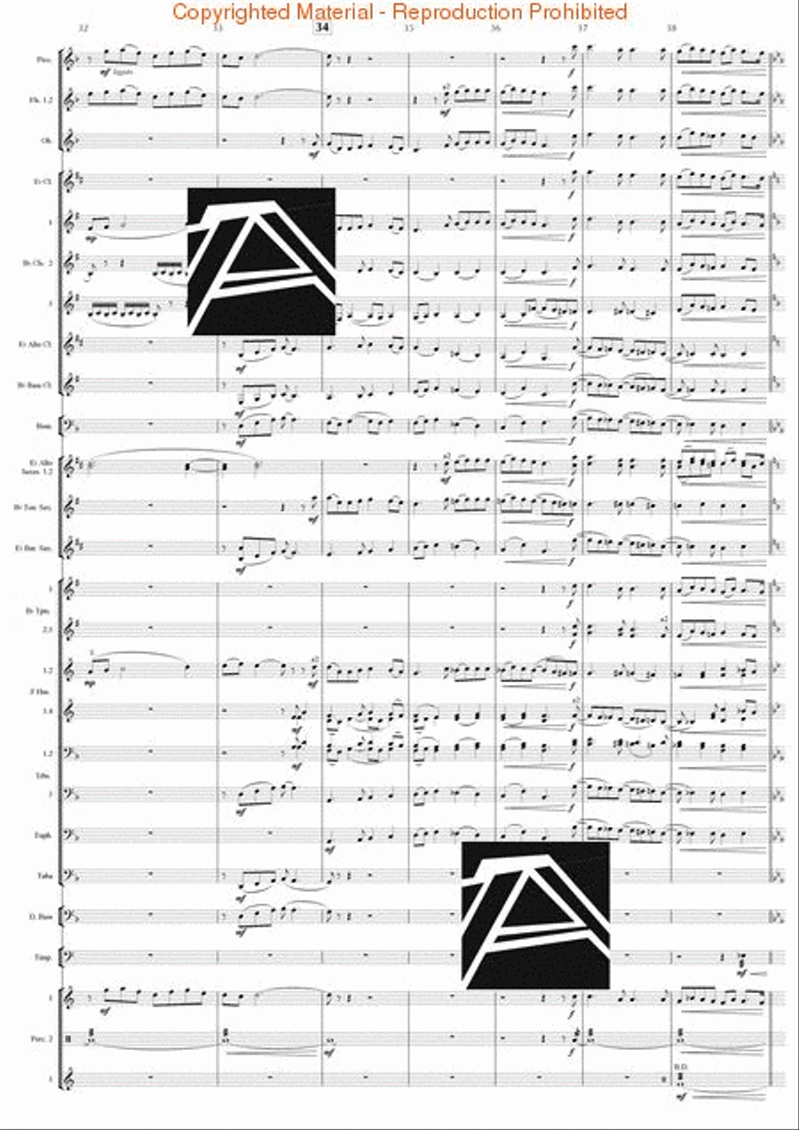 Rapsodia Borealis Woodwind Ensemble scores gallery preview page 6