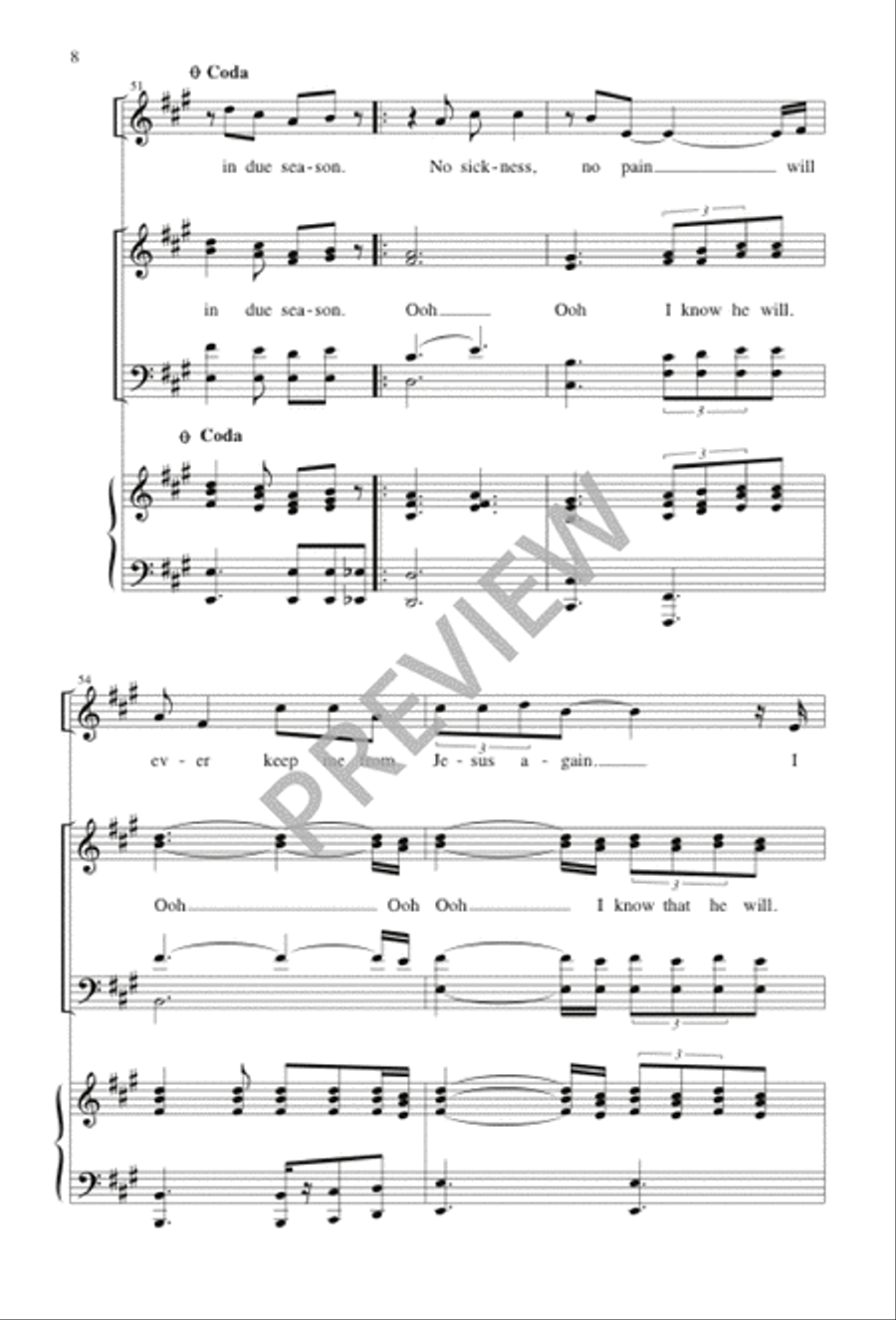 If I Faint Not If I Faint Not 4-Part scores gallery preview page 9