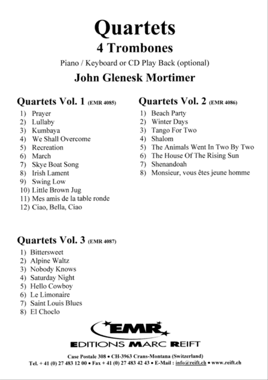 Quartets Volume 2 Trombone Quartet scores gallery preview page 11