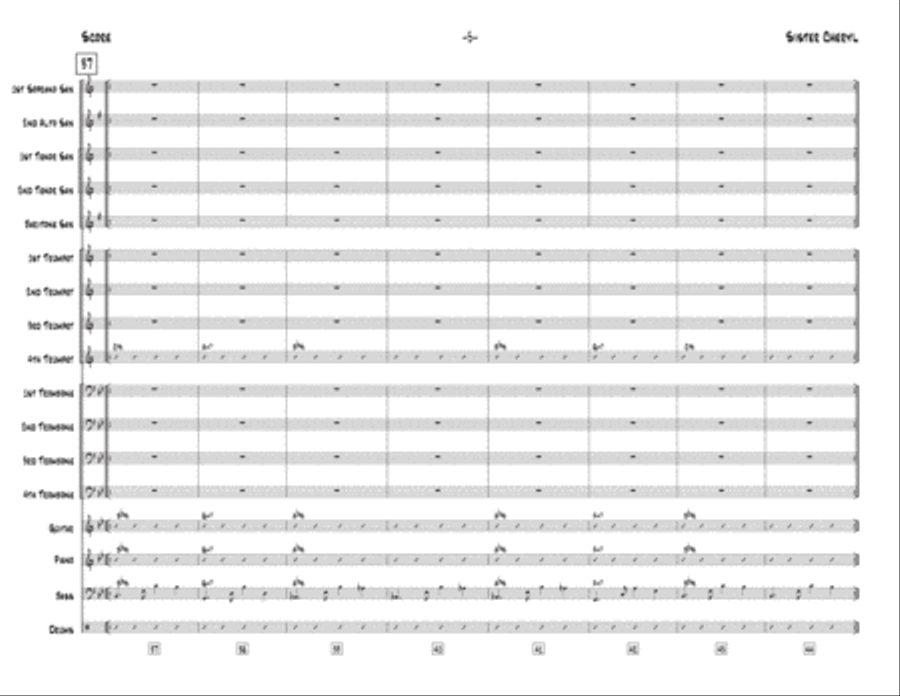 Sister Cheryl Sister Cheryl Jazz Ensemble scores gallery preview page 6