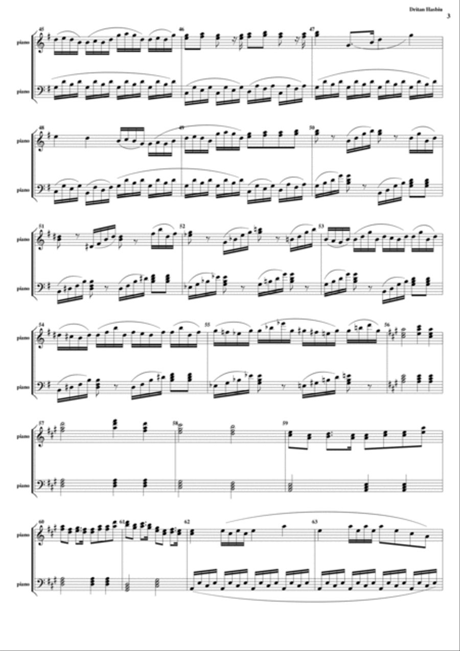 The cloud Piano Solo scores gallery preview page 3