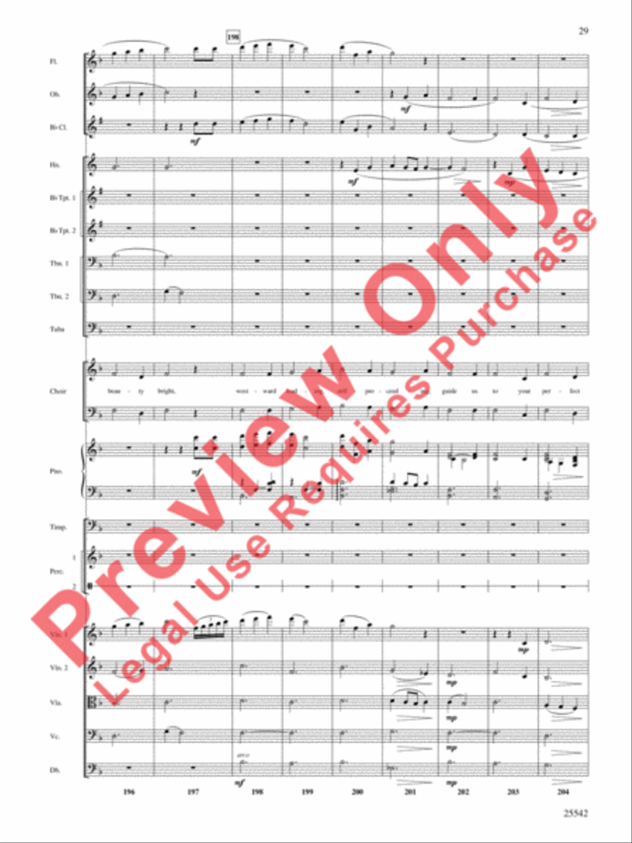 Glory to the Newborn King! Choir scores gallery preview page 30