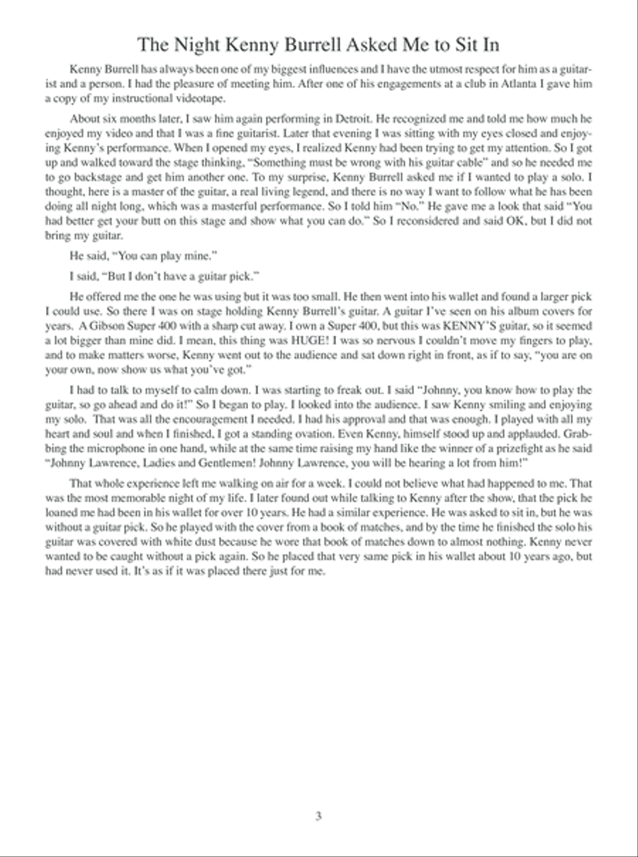 Improvising Solos for Guitar Electric Guitar scores gallery preview page 4