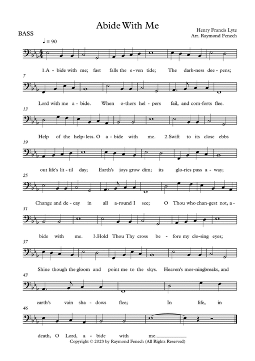 Abide With Me - Henry F.Lyte -SATB A Cappella image number null