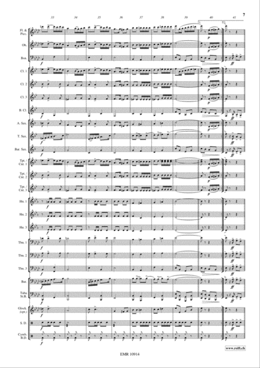 Bravura Bravura Concert Band scores gallery preview page 8