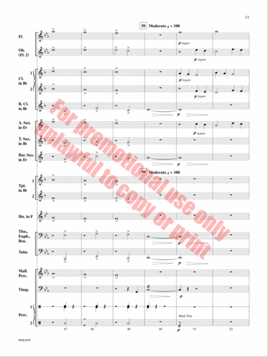 Thunderstruck Thunderstruck Concert Band scores gallery preview page 12