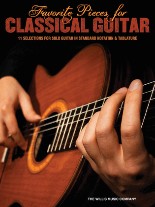 Book cover for Favorite Pieces for Classical Guitar