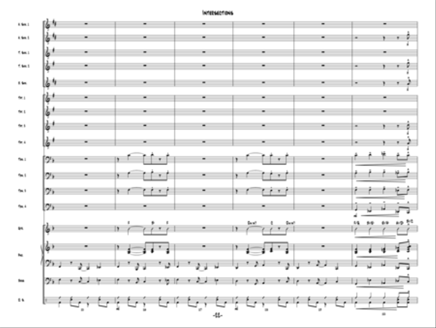 Intersections Jazz Ensemble scores gallery preview page 21