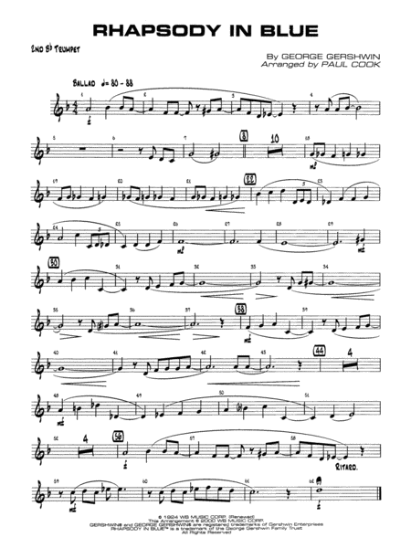 Rhapsody in Blue: 2nd B-flat Trumpet