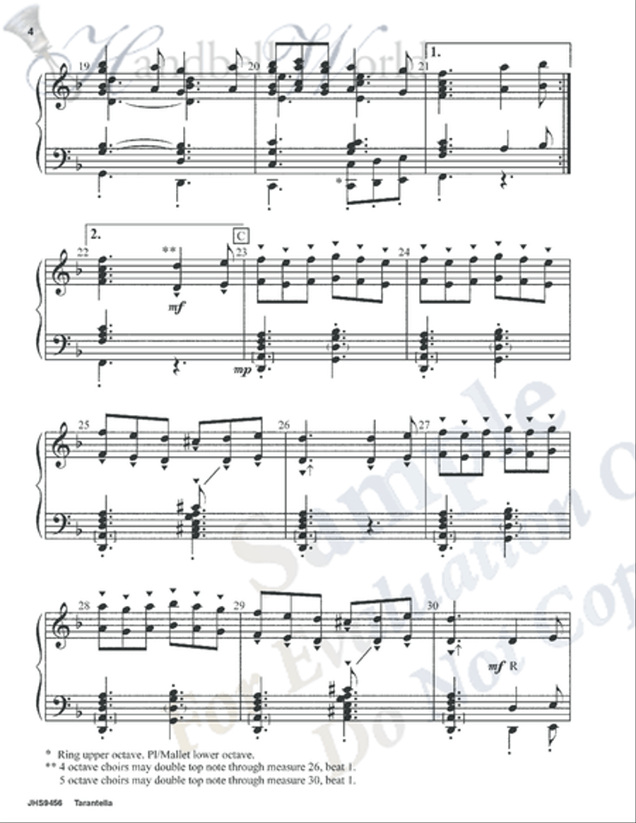 Tarantella 5-Octaves scores gallery preview page 3
