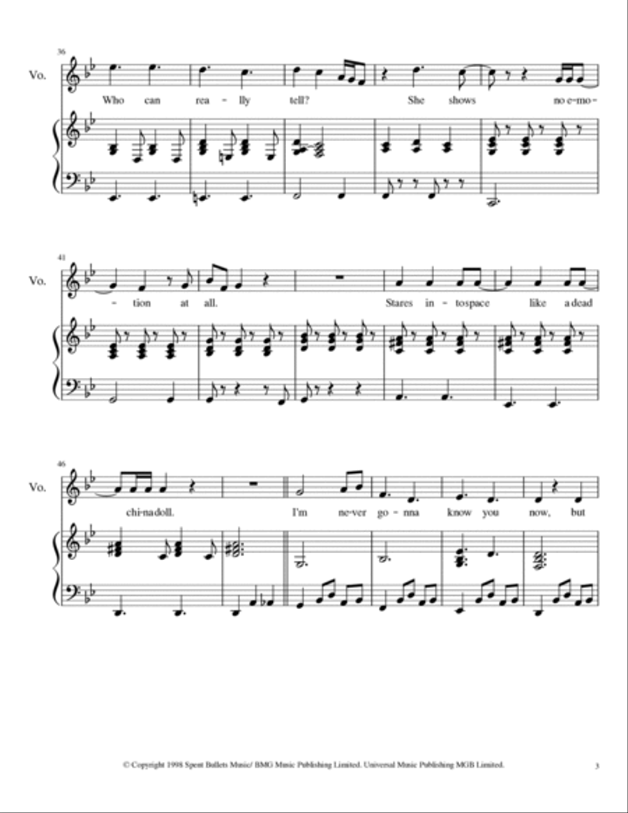 Waltz #2 (xo) Voice scores gallery preview page 3