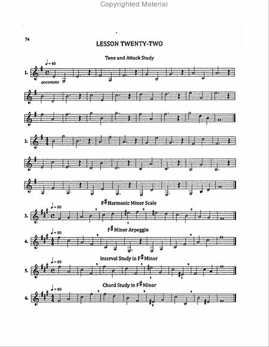 Mitchell on Trumpet * Book 1 Trumpet scores gallery preview page 4