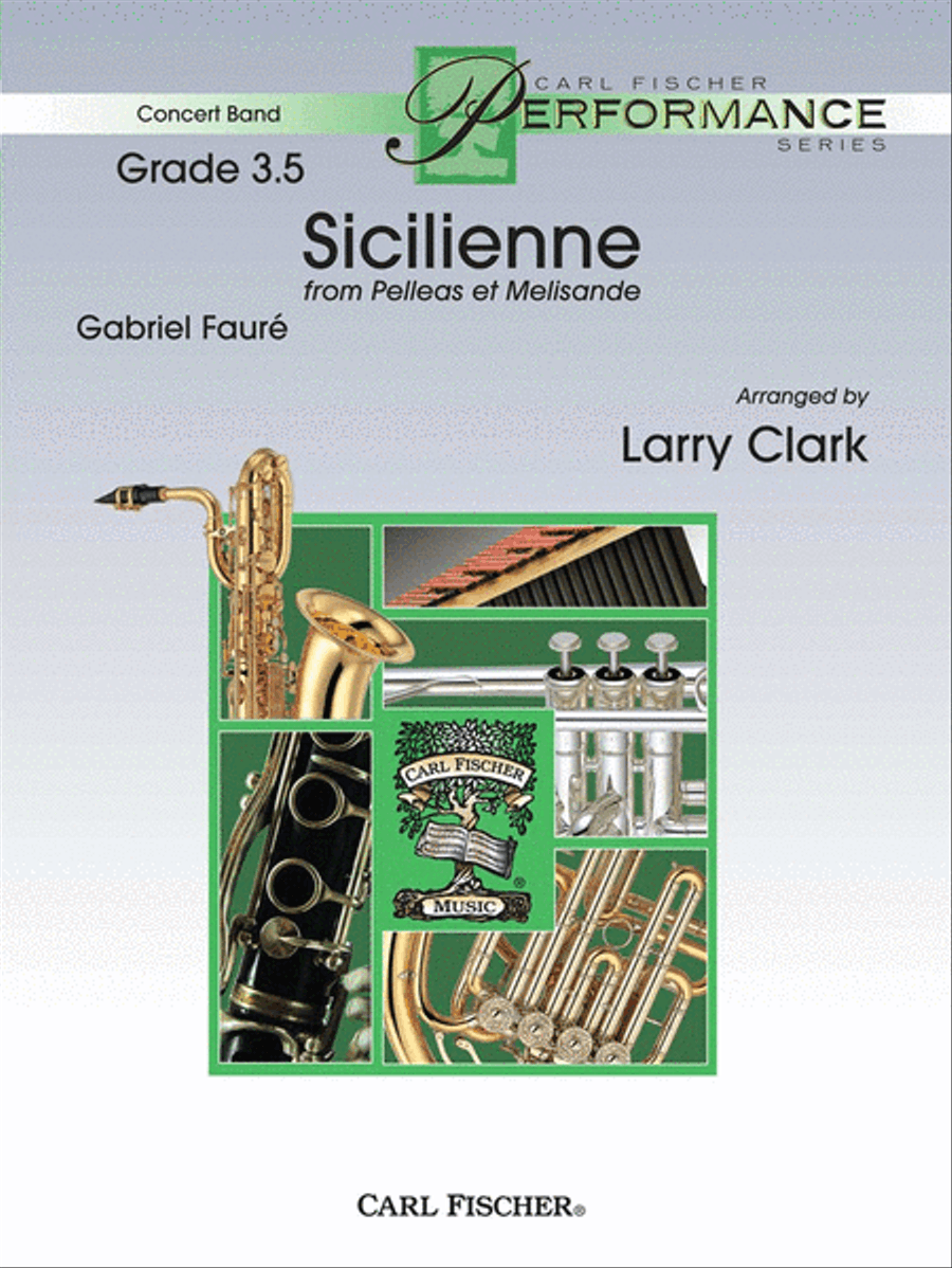 Sicilienne Concert Band scores gallery preview page 1