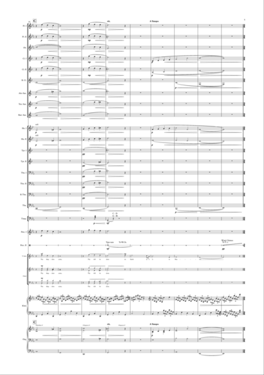 The Lord's Prayer The Lord's Prayer Concert Band scores gallery preview page 5
