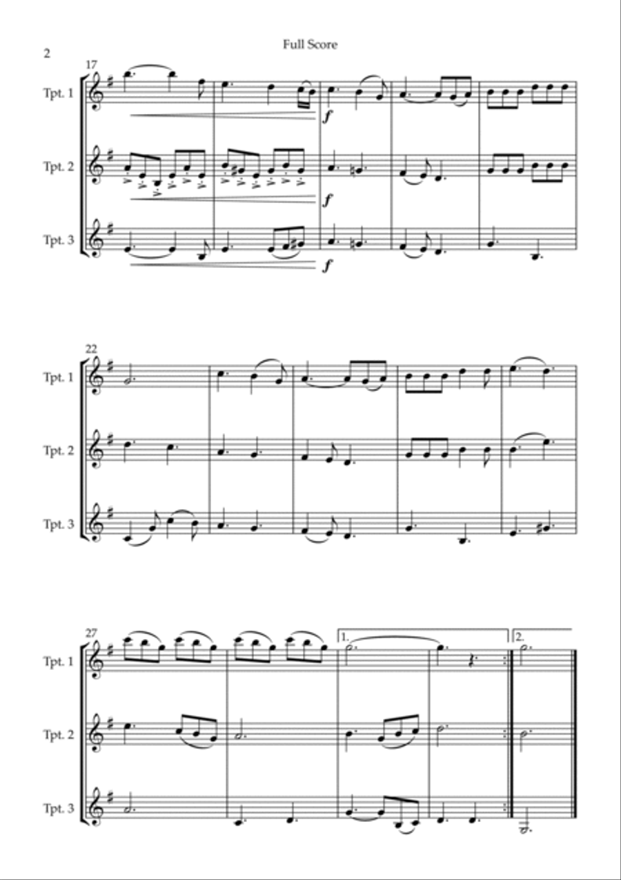 He Is Exalted He Is Exalted Brass Ensemble scores gallery preview page 2