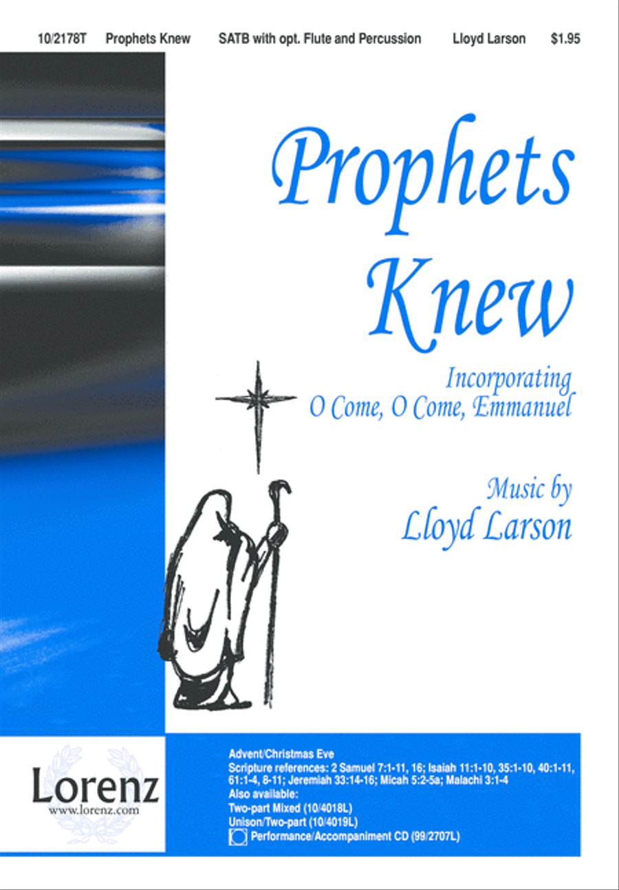 Prophets Knew 4-Part scores gallery preview page 1