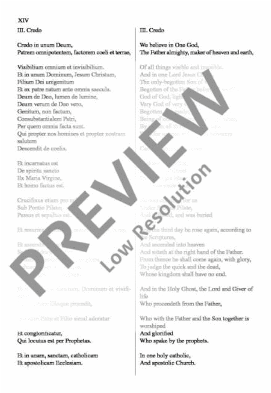 Petite Messe Solennelle Choir scores gallery preview page 15