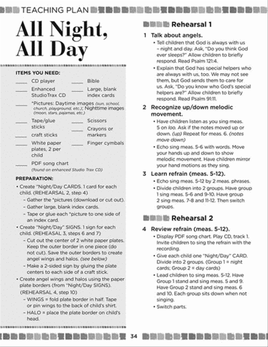 Sing and Celebrate 4! Sacred Songs for Young Voices Unison Choir scores gallery preview page 3