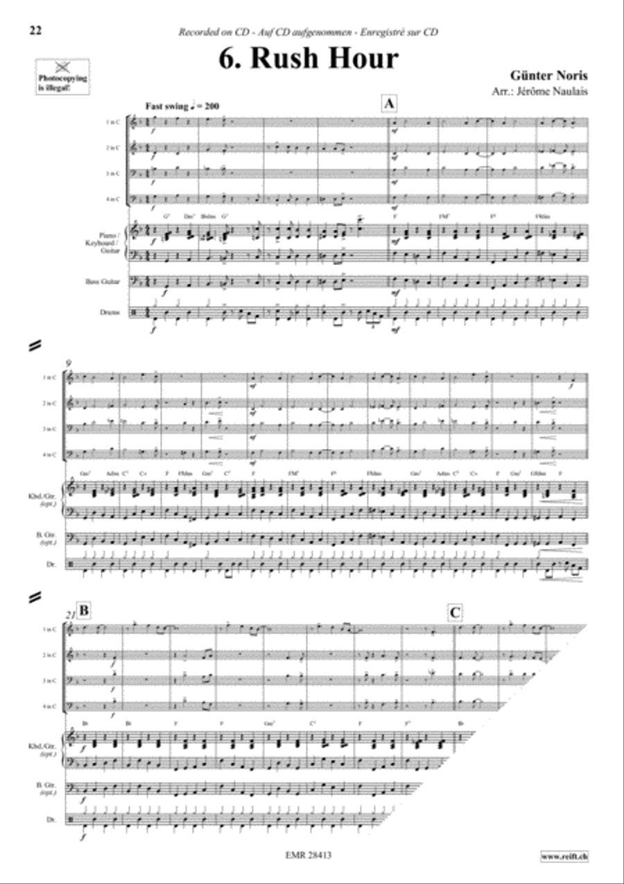 Let's Dance Volume 4 Brass Ensemble scores gallery preview page 8
