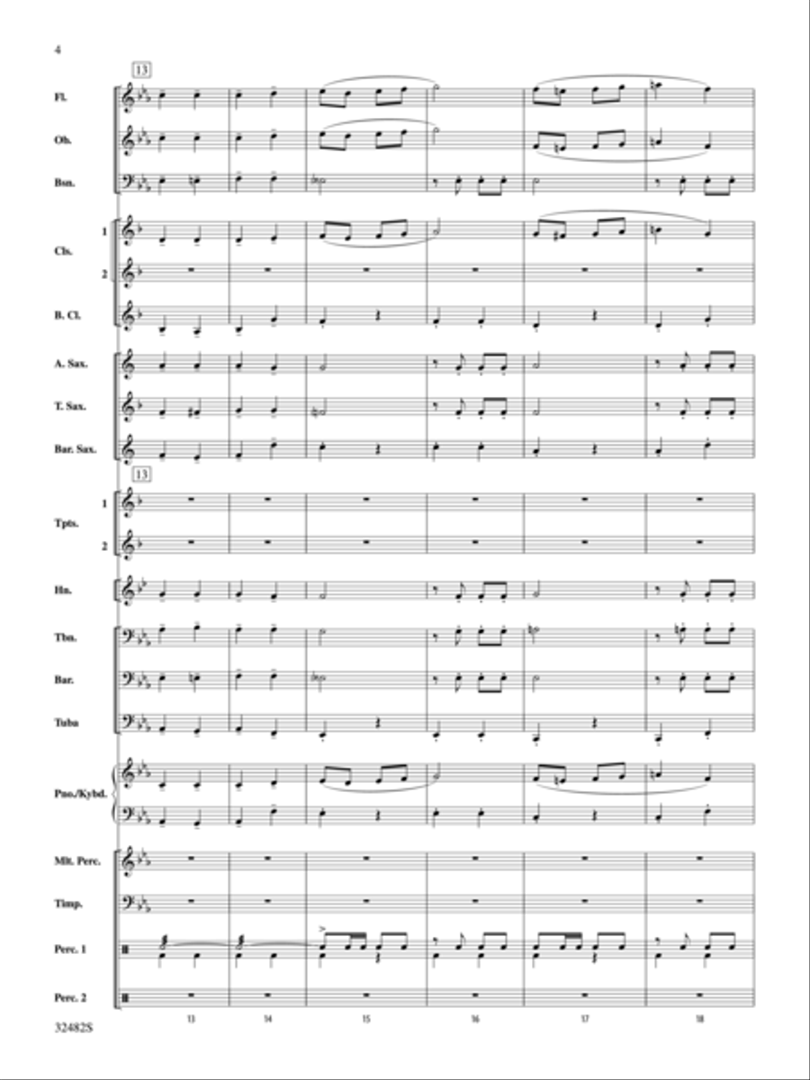 Fairest of the Fair Concert Band scores gallery preview page 4