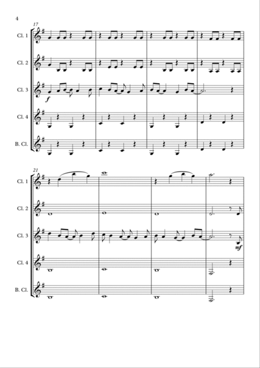 The Lion Sleeps Tonight The Lion Sleeps Tonight Woodwind Ensemble scores gallery preview page 4