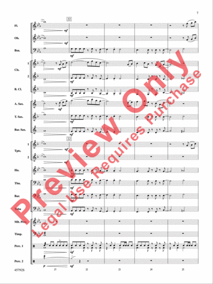 First Sun First Sun Concert Band scores gallery preview page 8