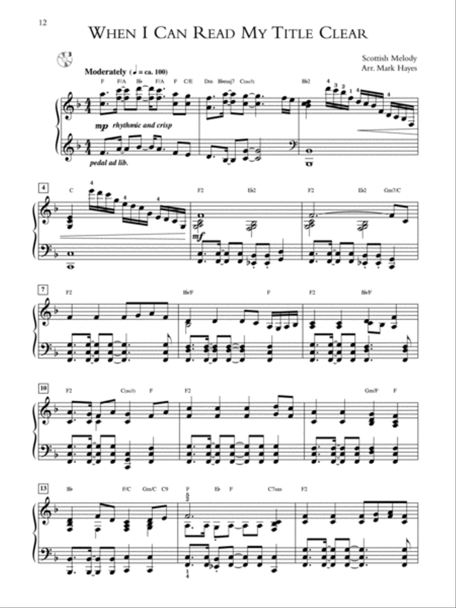 <br>Sheet music extract