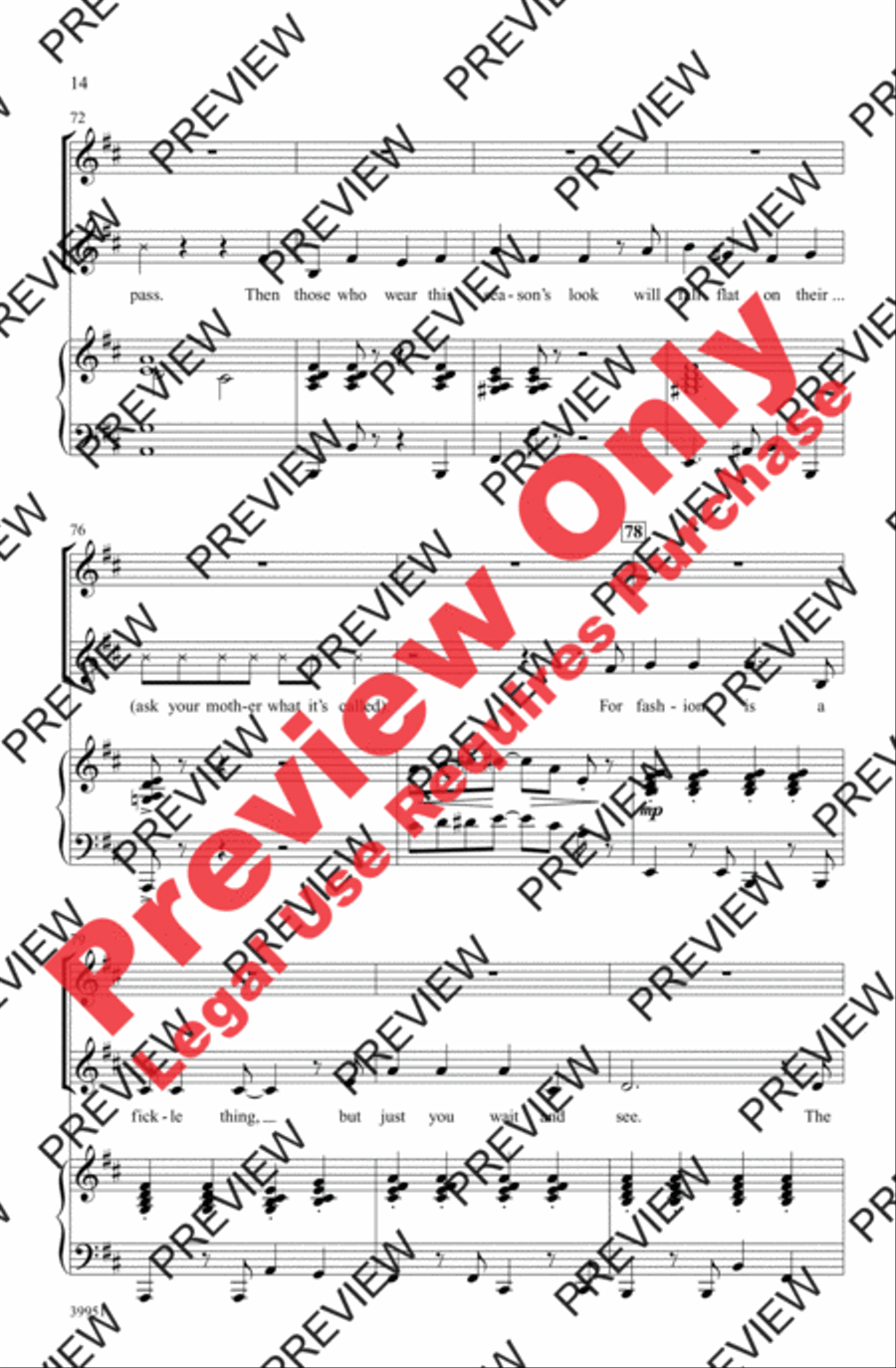 Honk! - SoundTrax CD (CD only) Choir scores gallery preview page 13