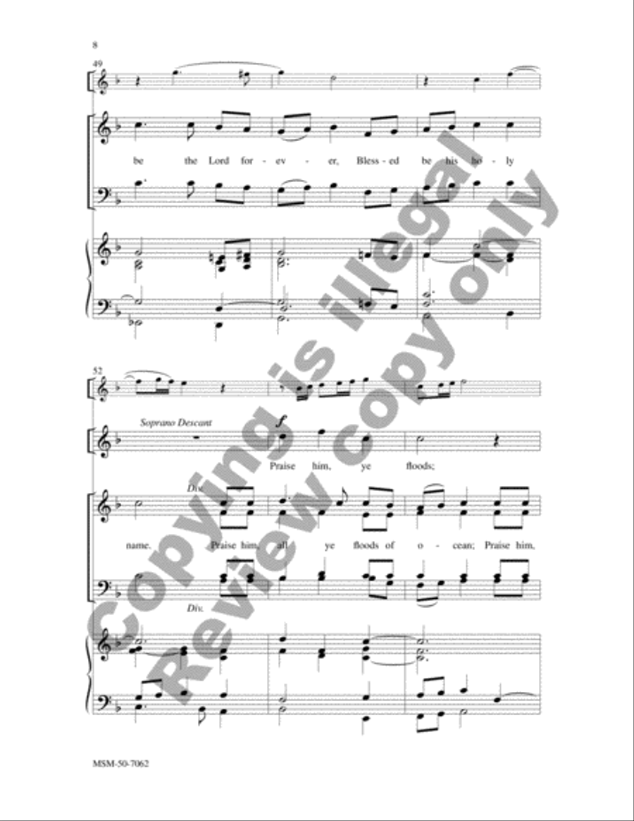Sing and Praise His Wondrous Love image number null