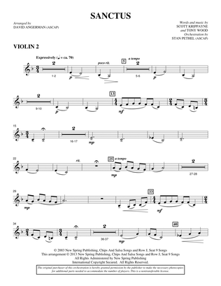 Sanctus - Violin 2