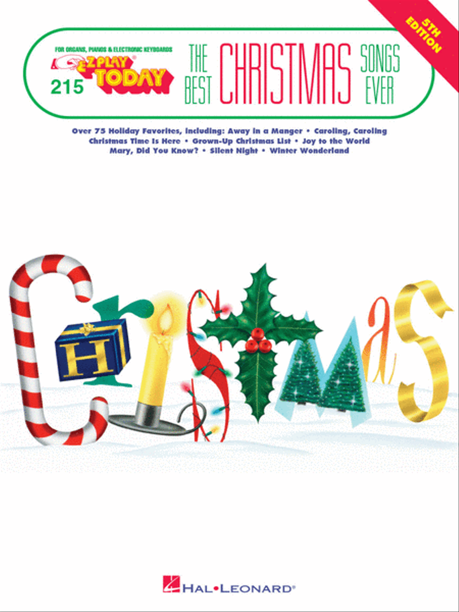 Best Christmas Songs Ever – 5th Edition Voice scores gallery preview page 1