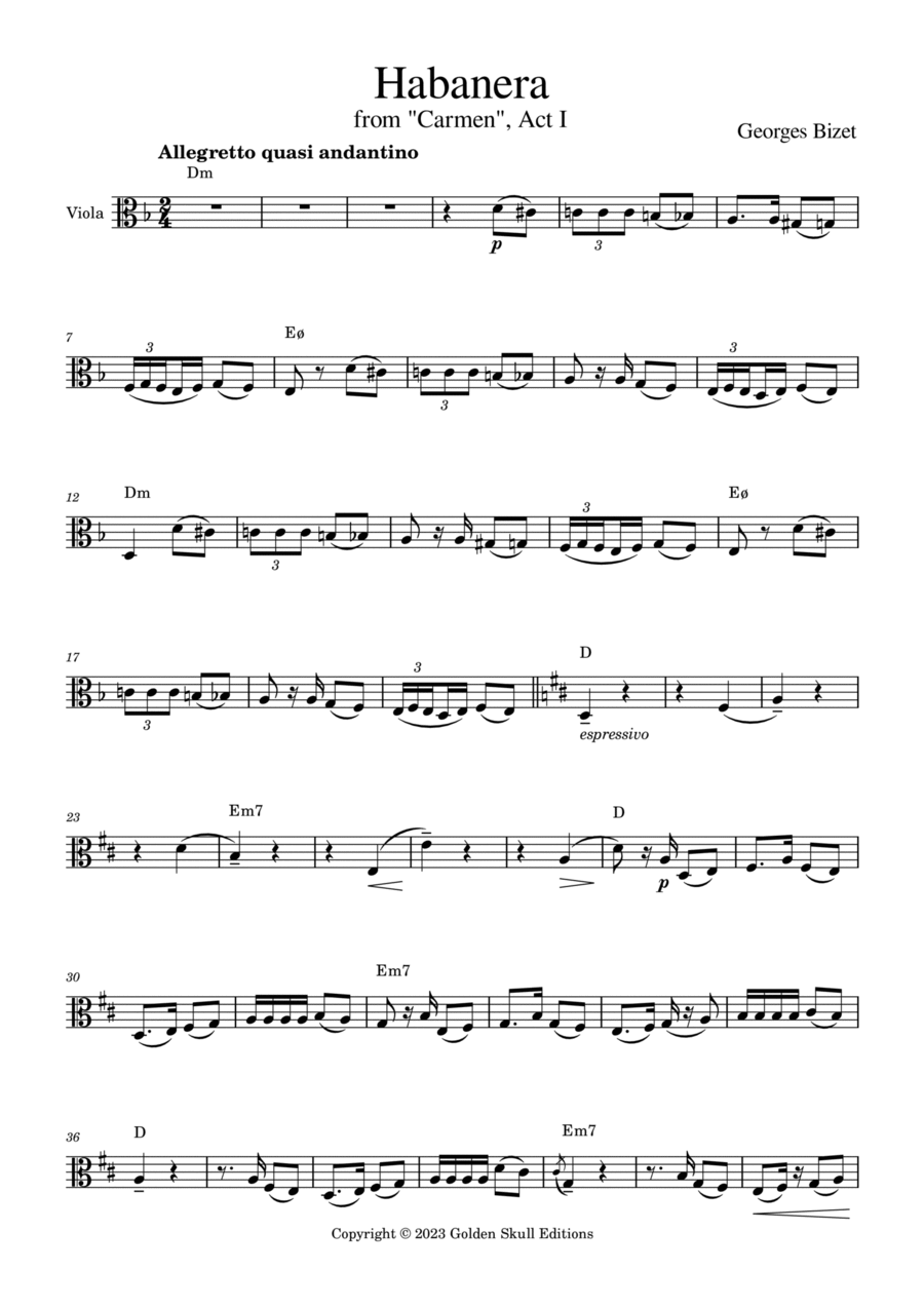 Habanera from 