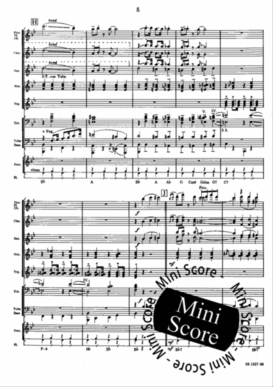 Sweet Carolina Charleston Fanfare Band scores gallery preview page 12