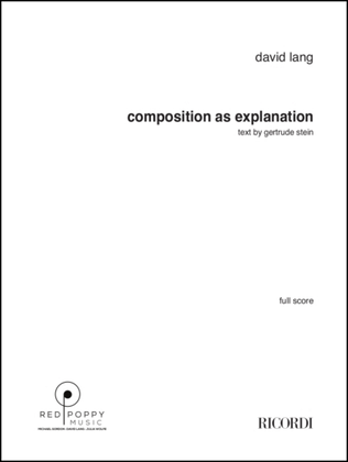 composition as explanation