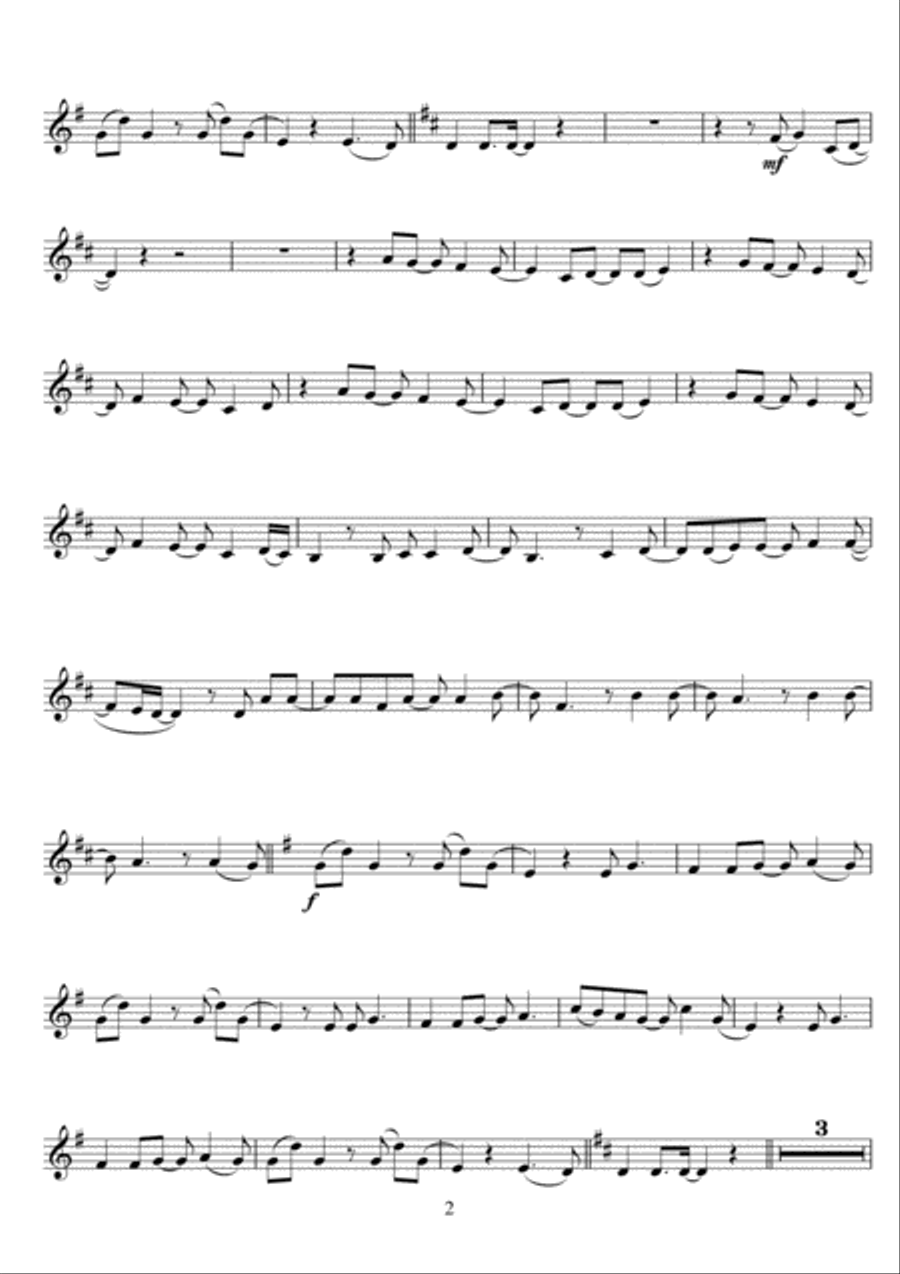 Breathless Breathless Clarinet Solo scores gallery preview page 2