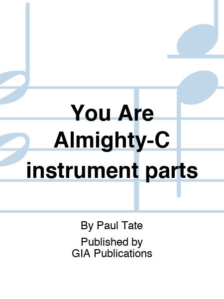 You Are Almighty-C instrument parts