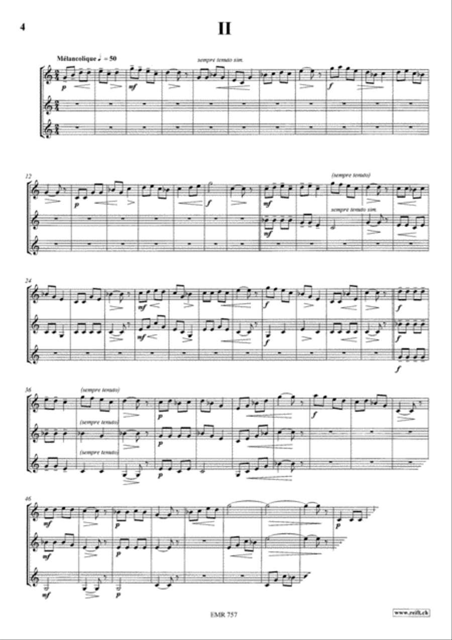 Sonata for 3 Alphorns Alphorn scores gallery preview page 4