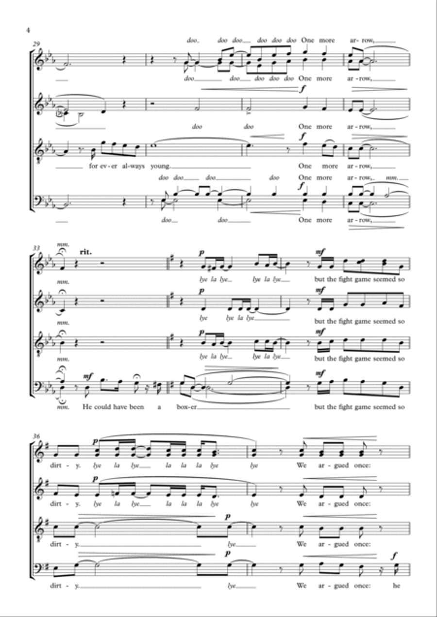 One More Arrow Divisi scores gallery preview page 4