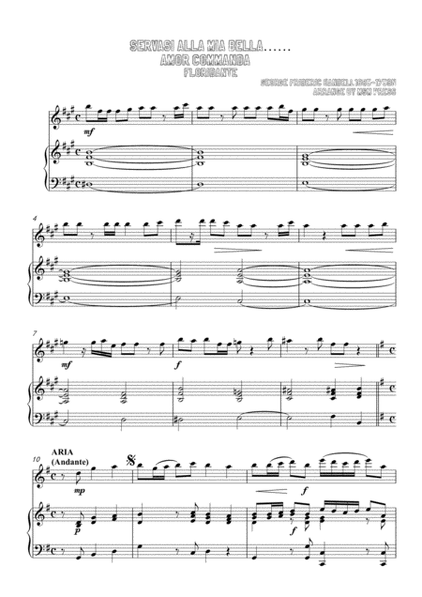 Handel-Servasi alla mia bella…Amor commanda,for Violin and Piano image number null