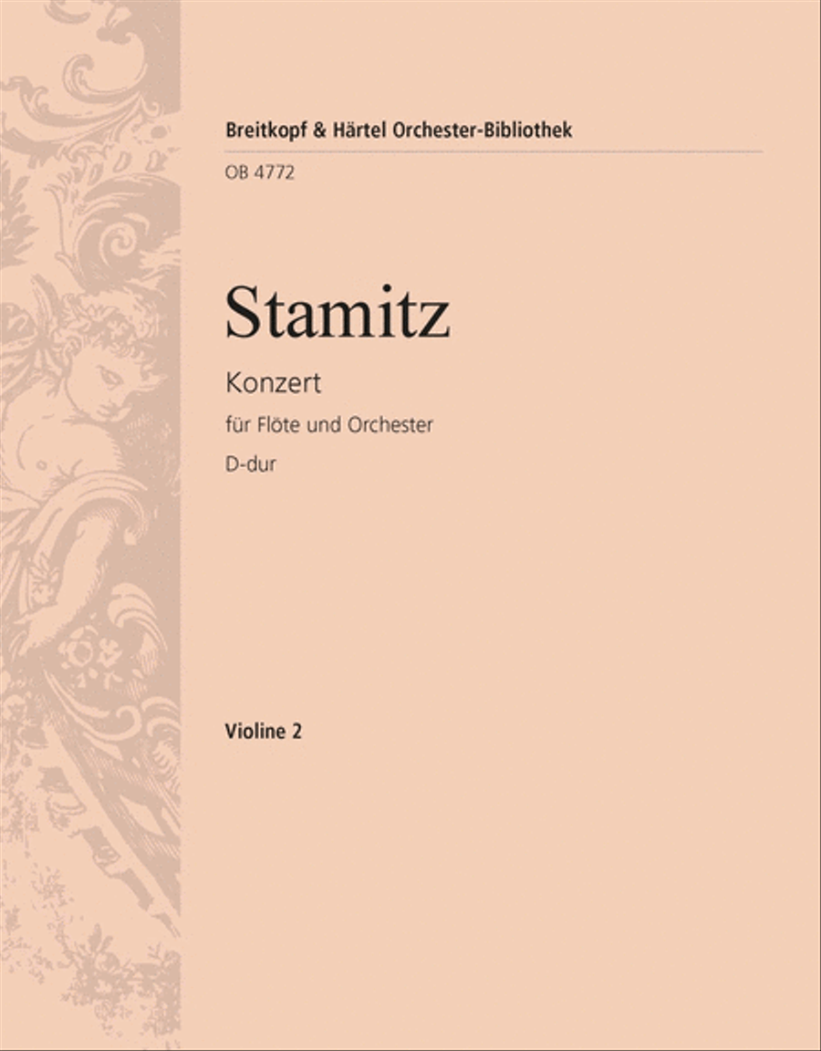 Flute Concerto in D major Orchestra scores gallery preview page 1