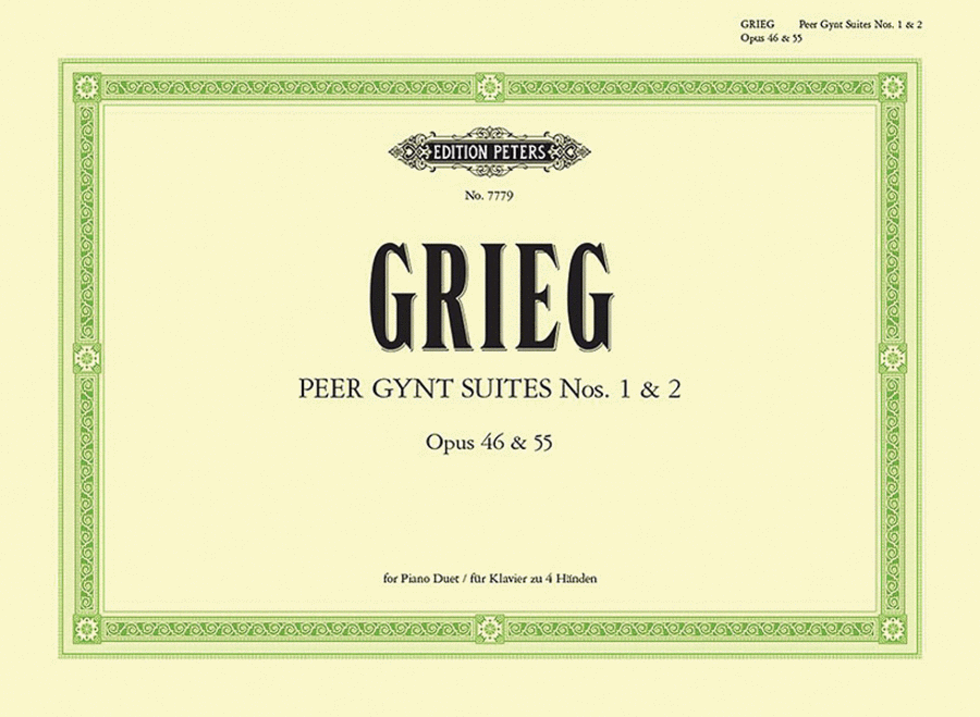 Edvard Grieg: Peer Gynt Suites Nos. 1 and 2 (piano duet)
