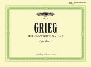 Book cover for Peer Gynt Suites Nos. 1 & 2 (piano duet)