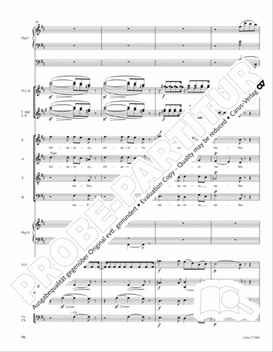 Messe a quatre voix Messe a quatre voix 4-Part scores gallery preview page 107