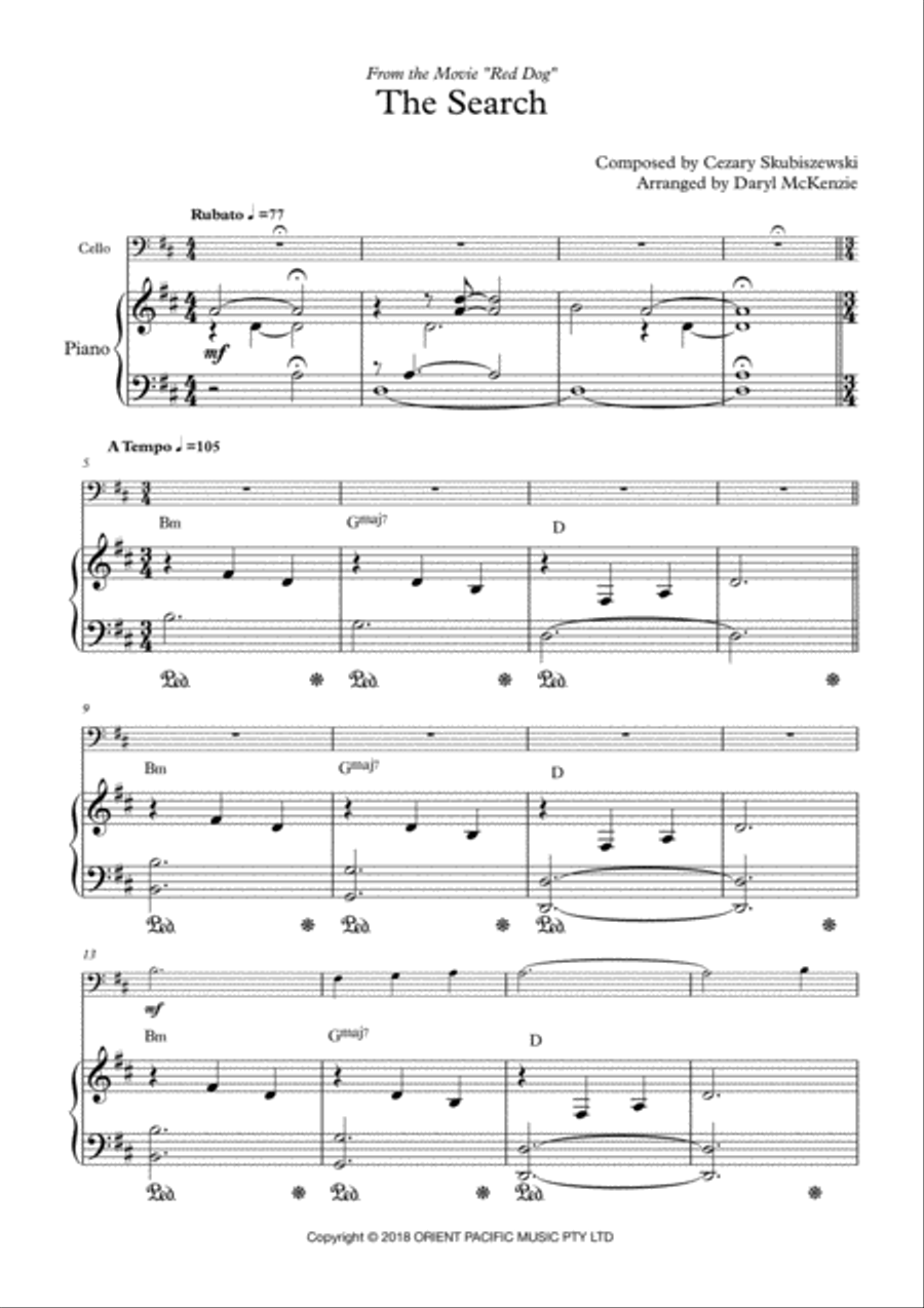 The Search Piano scores gallery preview page 4